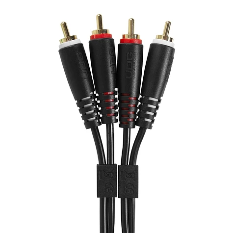 UDG - Ultimate Audio Cable Set RCA - RCA Black Straight 1,5m