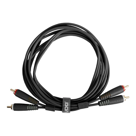 UDG - Ultimate Audio Cable Set RCA - RCA Black Straight 1,5m