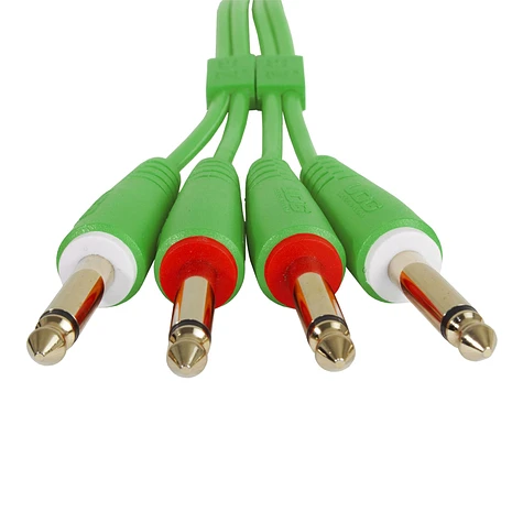 UDG - Ultimate Audio Cable Set 1/4'' Jack-1/4'' Jack Green Straight 1,5m