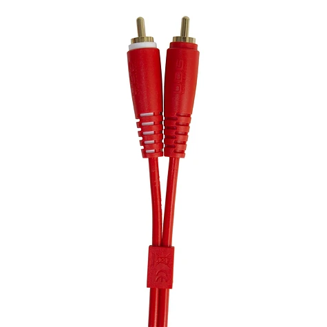 UDG - Ultimate Audio Cable Set RCA Straight-RCA Angled Red 3m