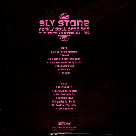 Sly Stone - Family Soul Sessions