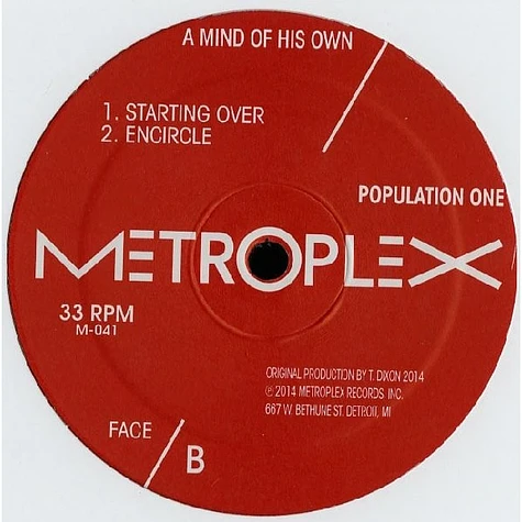 Population One - A Mind Of His Own