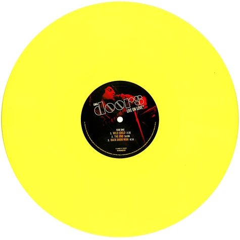 The Doors - Live On Love Street Konserthuset Stockholm Yellow Vinyl Edtion