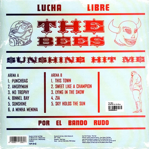 The Bees - Sunshine Hit Me Blue Vinyl Edition
