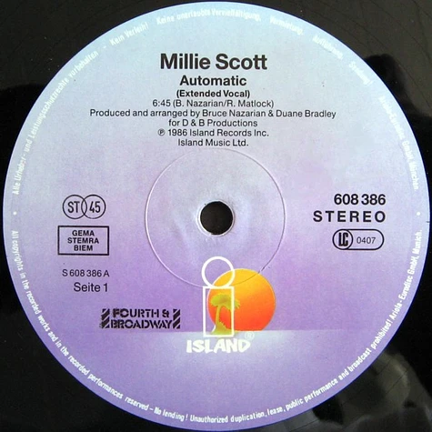 Millie Scott - Automatic