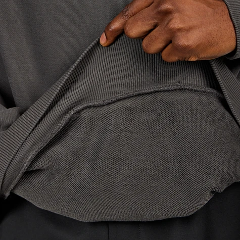 ■FRED PERRY■ Sport Heavy Weight Hooded Sweatshirt W04 AFPM Fred Perry - Heavy Weight Hooded Sweatshirt (Gunmetal) | HHV