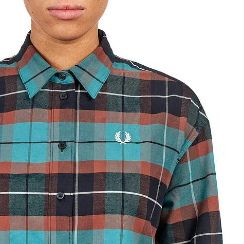 Fred Perry - Brushed Tartan Shirt Dress