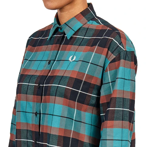 Fred Perry - Brushed Tartan Shirt Dress