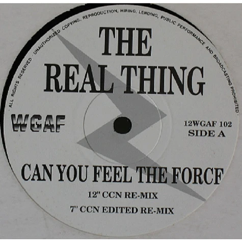 The Real Thing / CCJ - Can You Feel The Force / Beckett's Boogie