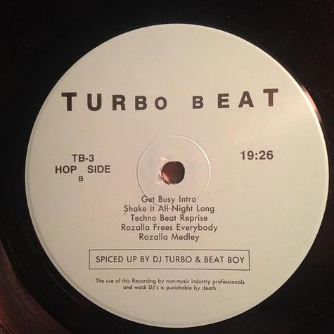 DJ Turbo And Beat Boy - Turbo Beat #3