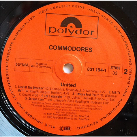 Commodores - United