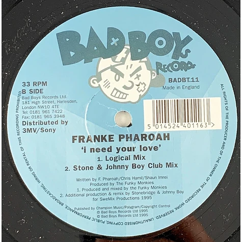 Frankë Pharoah - I Need Your Love