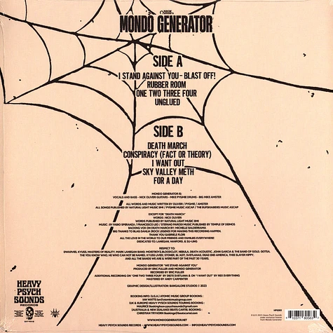 Mondo Generator - We Stand Against You Black Vinyl Edition