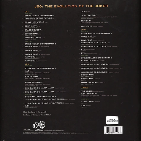 Steve Miller Band - J50: The Evolution Of The Joker