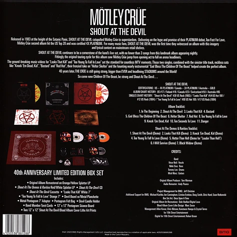 Mötley Crüe - Shout At The Devil 40th Anniversary Box Set