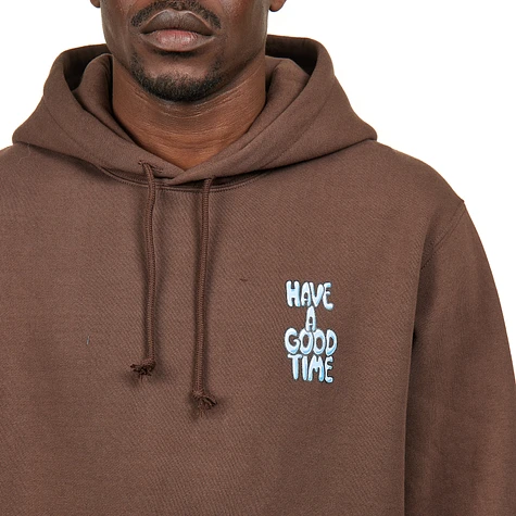 have a good time - Wizard Logo Pullover Hoodie FL (Coffee