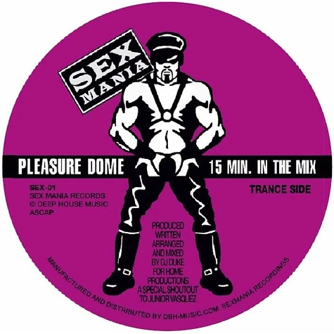 Pleasure Dome - 15 Minutes In The Mix