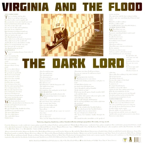 Virginia And The Flood - The Dark Lord Transparent Vinyl Edition