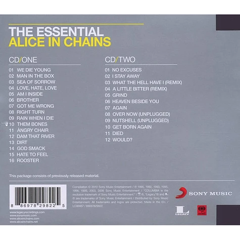 Alice In Chains - The Essential Alice In Chains