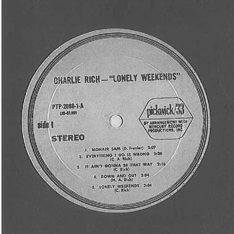 Charlie Rich - 2 Record Set