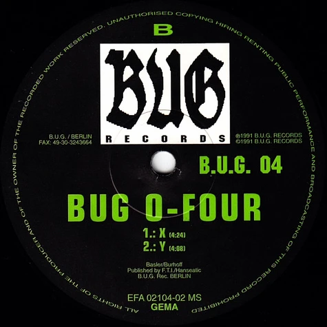 Bug O-Four - W