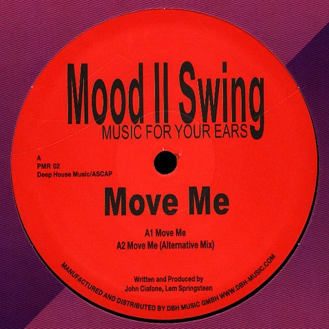 Mood II Swing - Move Me DJ Duke Remixes Black Vinyl Edition