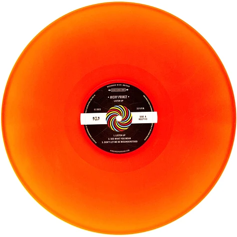 Nicky Prince - Listen Up Orange Vinyl Edtion