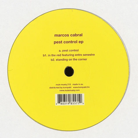 Marcos Cabral - Pest Control EP