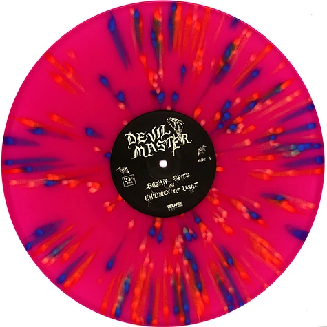 Devil Master - Satan Spits On Children Of Light Violet Orange Yellow And Blue Splatter Vinyl Edition