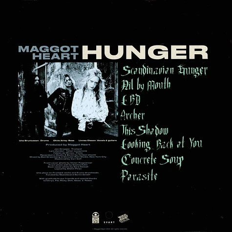 Maggot Heart - Hunger Black Vinyl Edition