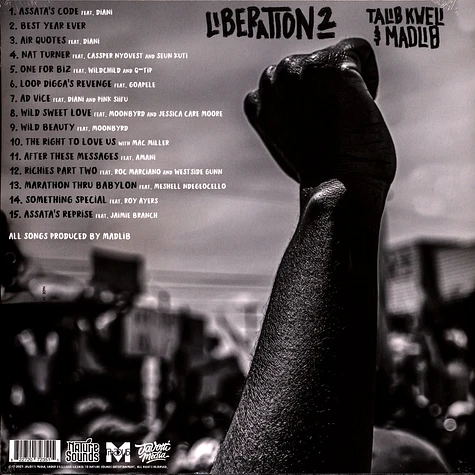 Talib Kweli & Madlib - Liberation 2 Black Vinyl Edition