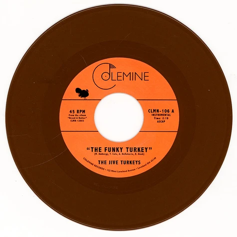 The Jive Turkeys - Funky Turkey/Funky Brewster Turkey Gravy Brown Vinyl Edition