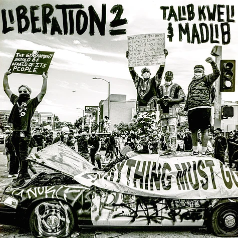 Talib Kweli & Madlib - Liberation 2 Black & White Swirl Vinyl Edition
