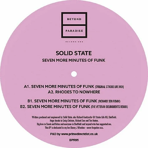 Solid State - Seven More Minutes Of Funk
