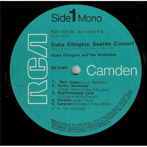 Duke Ellington And His Orchestra - Seattle Concert