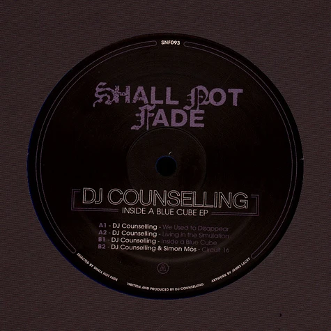 DJ Counselling - Inside A Blue Cube Ep Blue Vinyl Edition