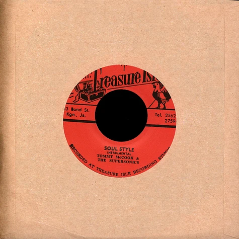 The Paragons / Tommy Mccook & The Supersonics - I'm Worried Man / Soul Style