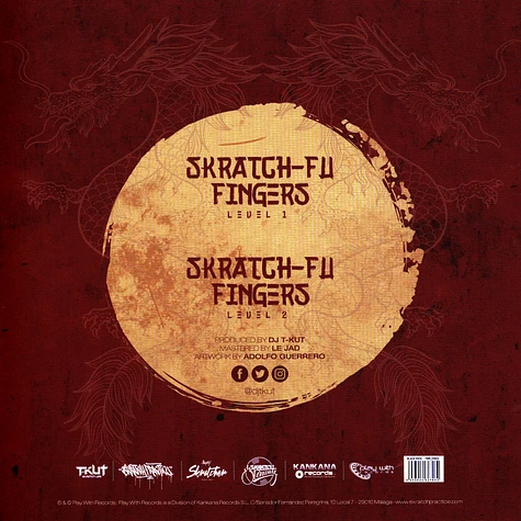 DJ T-Kut - Skratch Fu-Fingers Practice Gold Vinyl Edition