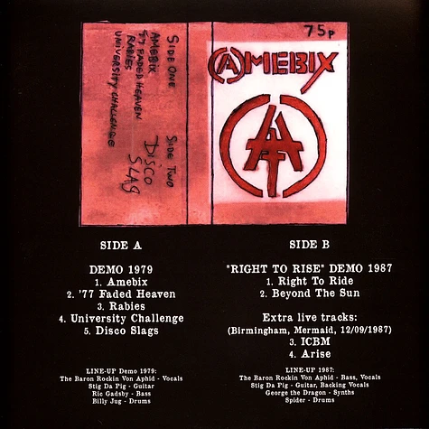 Amebix - Demo 1979 + Right Rise Demo 1987 & Live