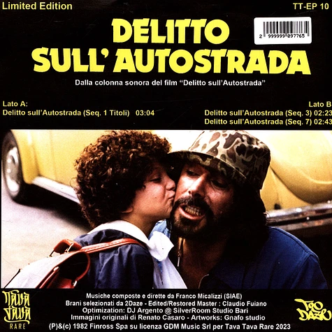Franco Micalizzi - Delitto Sull'autostrada Black Vinyl Edition