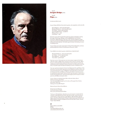 Alvin Lucier - Works For The Ever Present Orchestra Vol. II