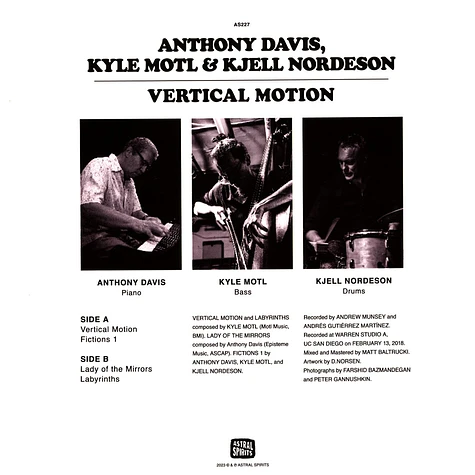 Anthony Davis / Kyl Motl / Kjell Nordeson - Vertical Motion