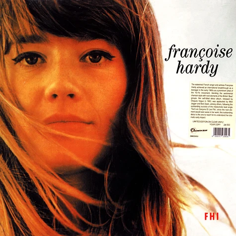 Francoise Hardy - Francoise Hardy Clear Vinyl Edtion