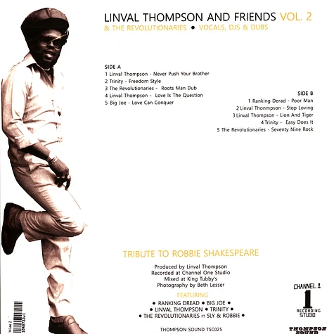 Linval Thompson And Friends & The Revolutionaries - Volume 2