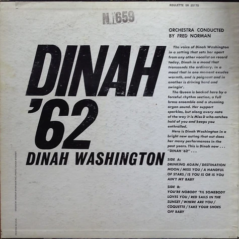 Dinah Washington - Dinah '62