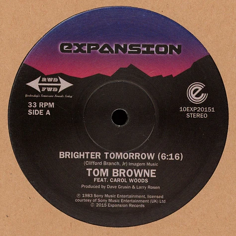 Tom Browne / Diplomats Of Soul - Brighter Tomorrow