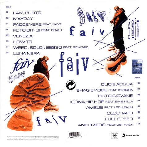 Dani Faiv - Faiv Blue Vinyl Edtion