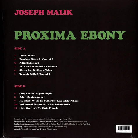 Joseph Malik - Proxima Ebony