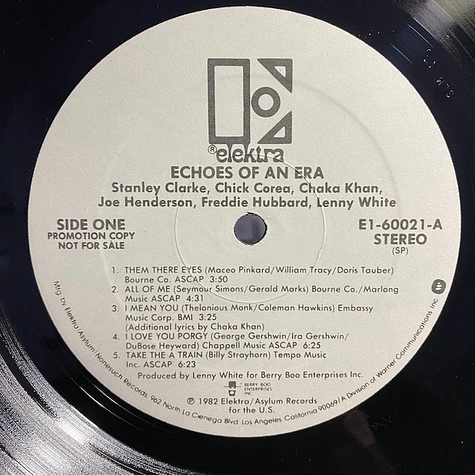 Chaka Khan / Freddie Hubbard / Joe Henderson / Chick Corea / Stanley Clarke / Lenny White - Echoes Of An Era