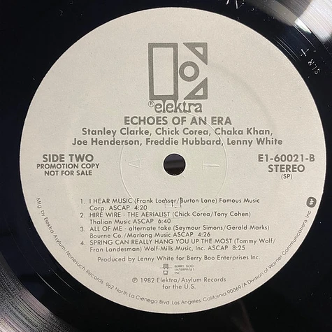 Chaka Khan / Freddie Hubbard / Joe Henderson / Chick Corea / Stanley Clarke / Lenny White - Echoes Of An Era